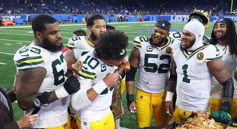 A négy TD-t passzoló Jordan Love vezérletével a Packers Detroitban is nyert hálaadáskor – videó