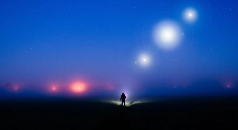 Egy nő rejtélyes fényeket látott meg az égen, igazi UFO lehetett