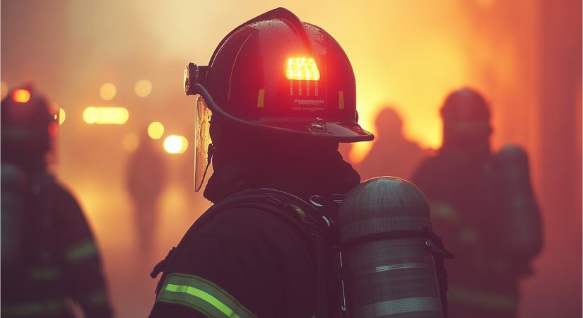 Hatalmas tűzesettel indult a péntek – rengeteg tűzoltó rohant a helyszínre hajnalban