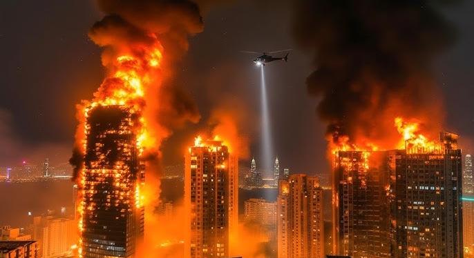 Már 128-ra nőtt a lakótömbi tűzeset halálos áldozatainak száma