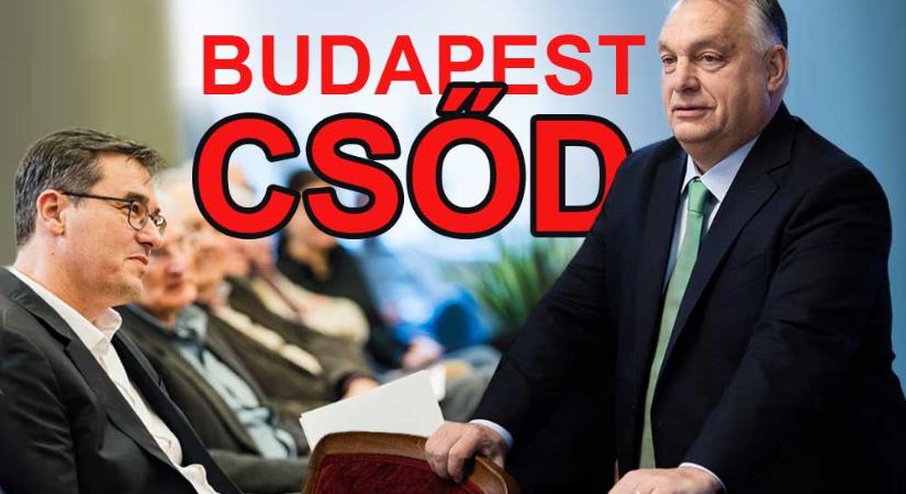 Budapest-csőd: Az Orbán-kormány végre elérte a célját, jól belerúgnak az ellenzékbe, Karácsony Gergelyékkel pedig felmossák a padlót