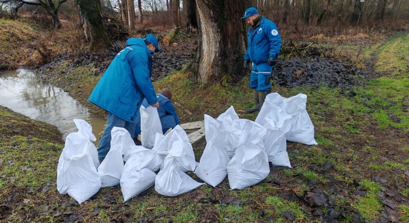 Sajógalgóc megközelíthetetlen lett a Sajó áradása miatt