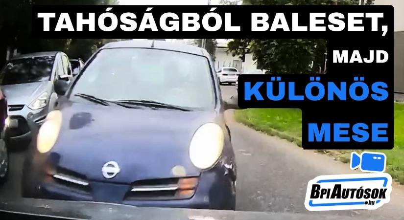 Baleset lett a tahóságból Kőbányán: különös mesével próbálta menteni magát a szabálytalan sofőr