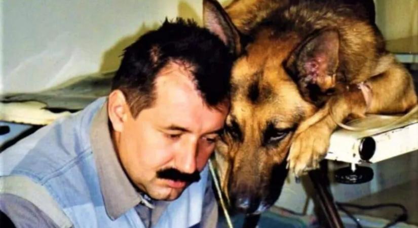 Meghalt Lehoczki László, a néhai miskolci mentőkutya, Mancs gazdája