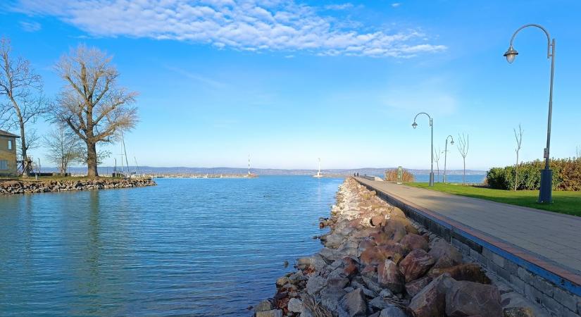 A Balaton vízszintje két nap alatt ismét emelkedni kezdett