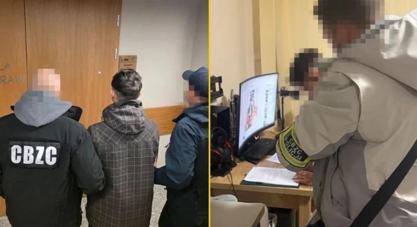 Lengyelországban letartóztattak egy orosz állampolgárt informatikai bűncselekmények gyanúja miatt