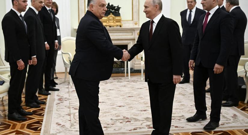 Orbán hálálkodott Putyinnak, aki szerint „vannak kérdések és problémák, amelyeket meg kell tárgyalniuk”