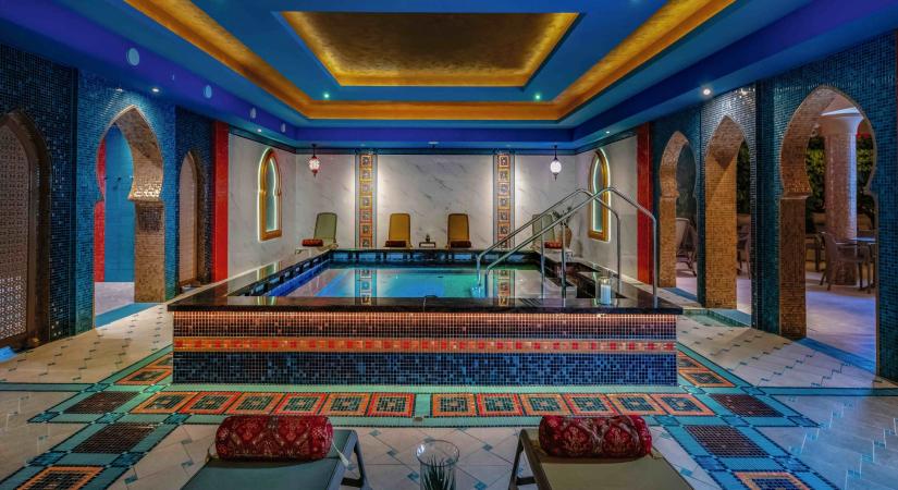The magical realm of little knights and castle maidens at Hotel Kapitány has gained a new jewel: the Turquoise Spa.