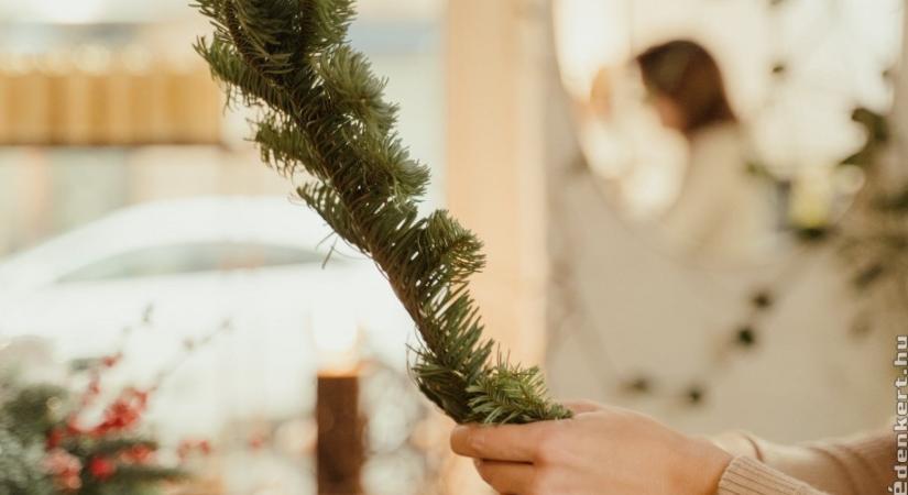 Nagyon last minute adventi koszorú készítése házilag
