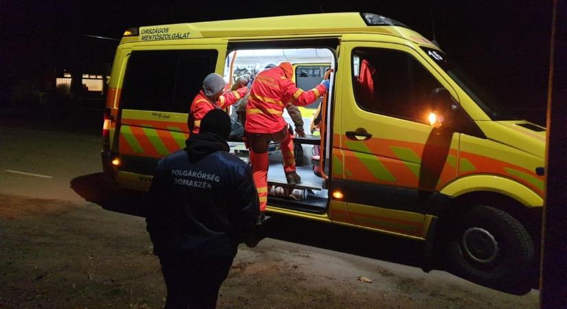 Perceken múlt az idős férfi élete, a település polgárőrei mentették meg