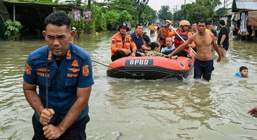 Árvíz Indonéziában: már több mint 80-an vesztették életüket