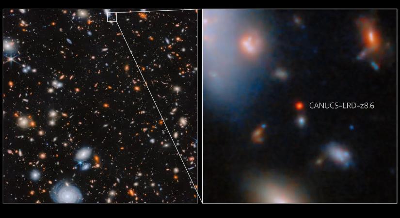 Kozmikus szörnyeteg: a fekete lyuk, amely felfalja az univerzumcsecsemőt