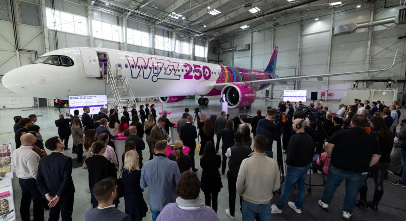 Átvette 250. repülőgépét a Wizz Air