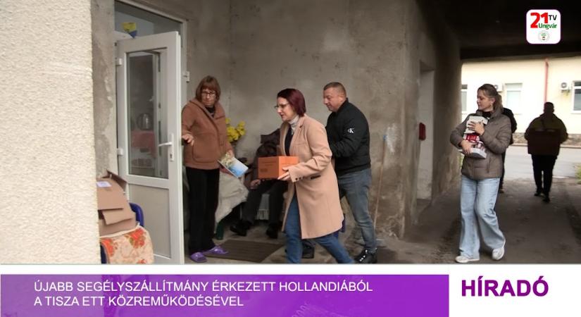 Újabb segélyszállítmány érkezett Hollandiából a Tisza ETT közreműködésével (videó)