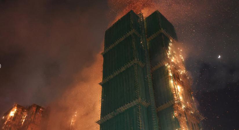 Legkevesebb 128 ember vesztette életét a hongkongi tűzvészben