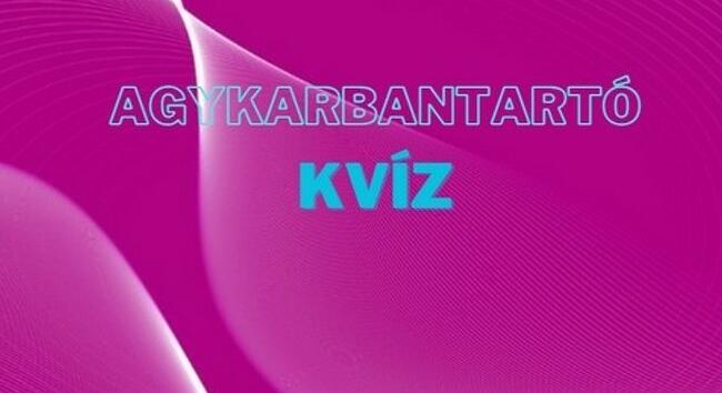 Agykarbantartó kvíz - Mutasd meg, hogy a kérdések több mint a felére helyesen válaszolsz