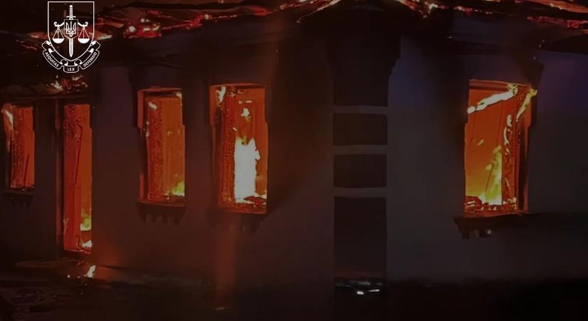 Négy gyermek meghalt egy tűzben Cserkaszi megyében