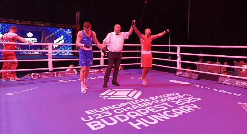 Gémes Levente is döntős a budapesti U23-as ökölvívó Eb-n!