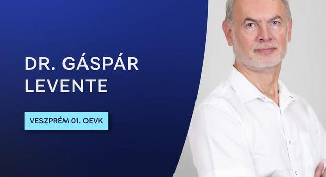 TISZA PÁRT – Dr. Gáspár Levente a Veszprém 01. választókerület jelöltje