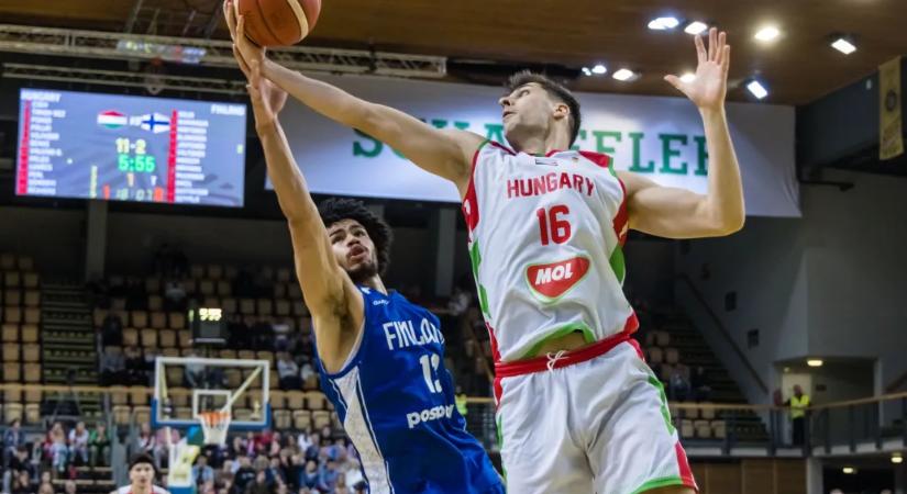 Férfi kosárlabda vb-selejtező: 89-82-re nyertek a magyarok a finnek ellen