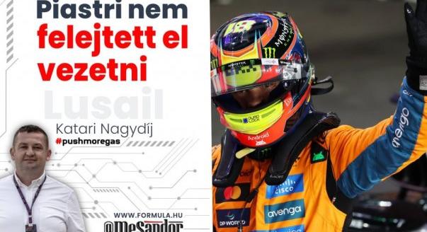 Helyszíni: Piastri nem felejtett el vezetni