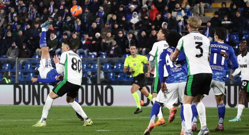 A Realtól érkezett argentin srác lábai előtt hever a Serie A, de mi lett volna, ha a káprázatos ollózása is bemegy?