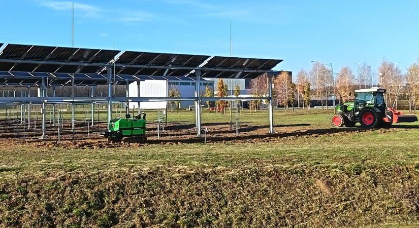 Az ország első agrifotovoltaikus rendszere, autonóm technológia: a jövő Zalaegerszegen kezdődött el