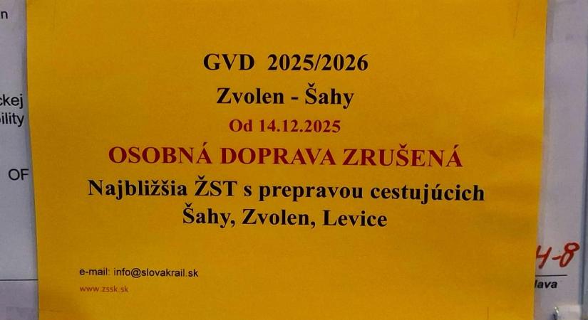 Petíciót indítottak az Ipolyság – Zólyom közti vasúti összeköttetés megmaradásáért