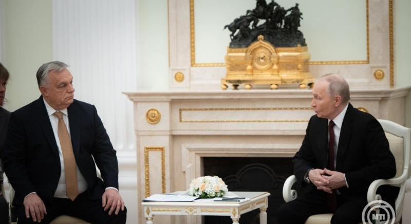 Órákon át tárgyalt Putyin és Orbán – Félrefordított a tolmács
