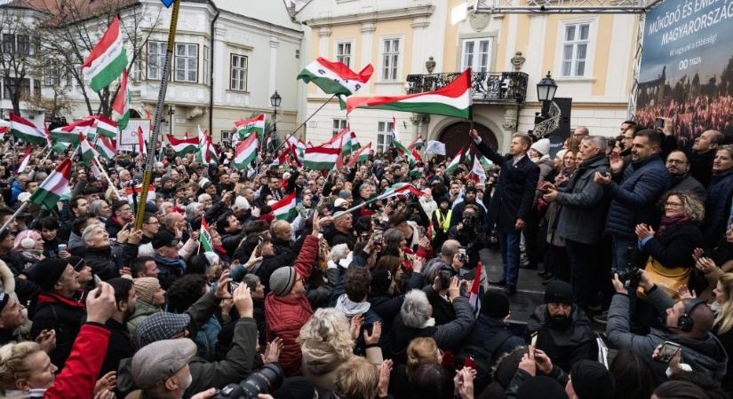 A kormánypárti intézet szerint a Tisza támogatottsága jobban nőtt, mint a Fideszé