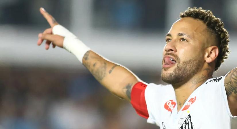 A térdfájdalmakkal küzdő Neymar mentheti meg a kiesés ellen küzdő Santost – videó