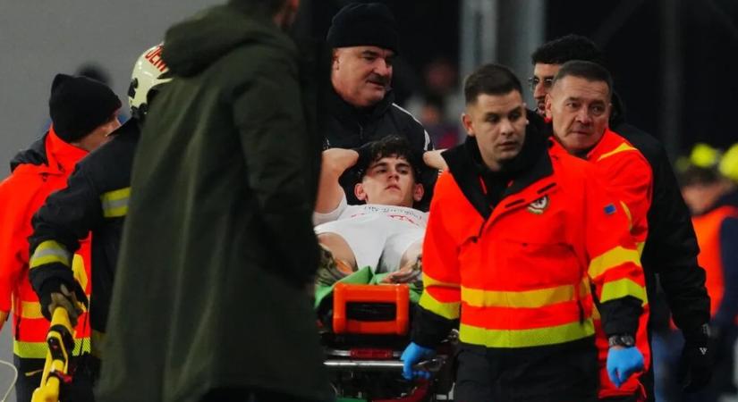 Kiderült, hogy van a keleti rangadón agyrázkódást szenvedő focista