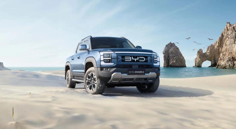 Villámgyors cápa az elektromos mezőnyben – érkezik a 2026-os BYD Shark 6 VIDEÓ