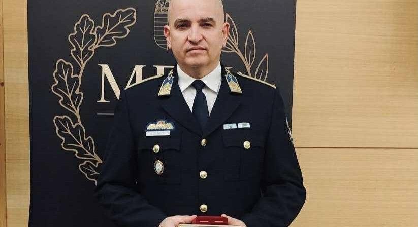 Kitüntették a hajdú-bihari rendőrfőnököt