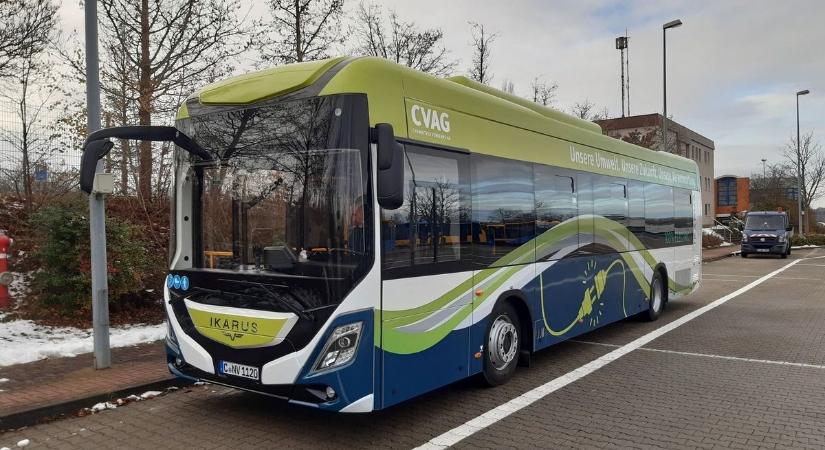 Chemnitzbe érkezett az Ikarus