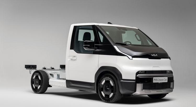 PV5 Chassis Cab haszongépjármű alvázas újdonságot mutatott be a Kia
