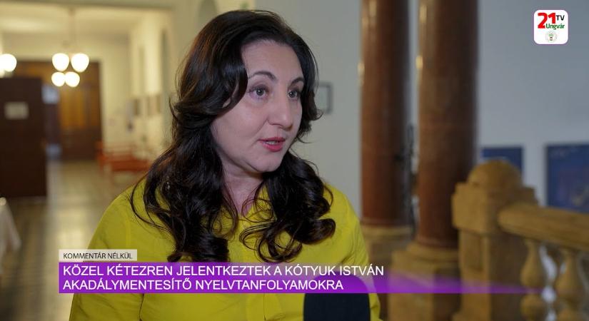 Kommentár nélkül (2025.11.29) Közel kétezren jelentkeztek a Kótyuk István akadálymentesítő nyelvtanfolyamokra (videó)