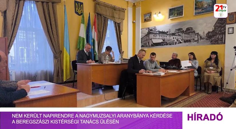 Nem került napirendre a nagymuzsalyi aranybánya kérdése a Beregszászi Kistérségi Tanács ülésén (videó)