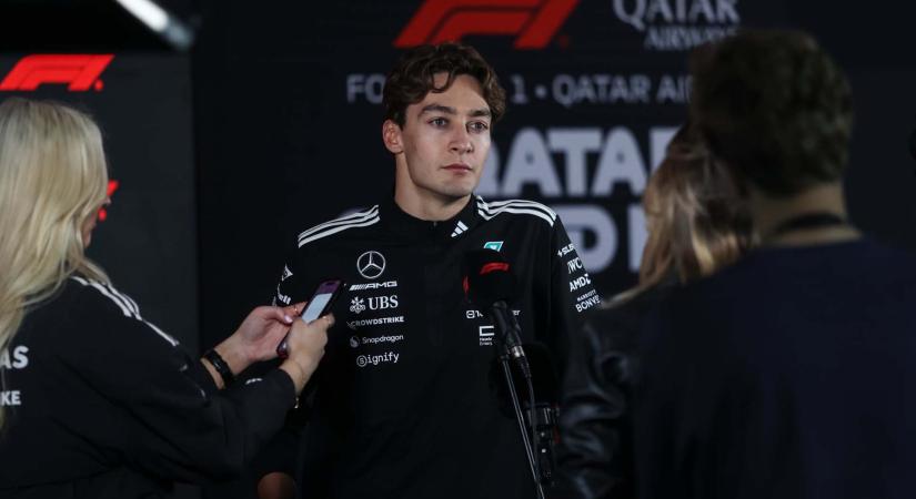 Russellnek az utolsó két kör volt a legnehezebb a sprinten