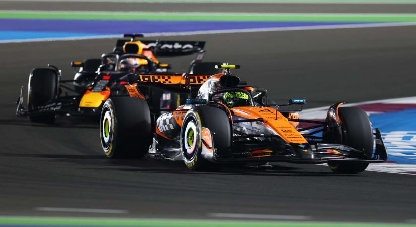 Norris: Nem láttam Verstappent, csak előre figyeltem