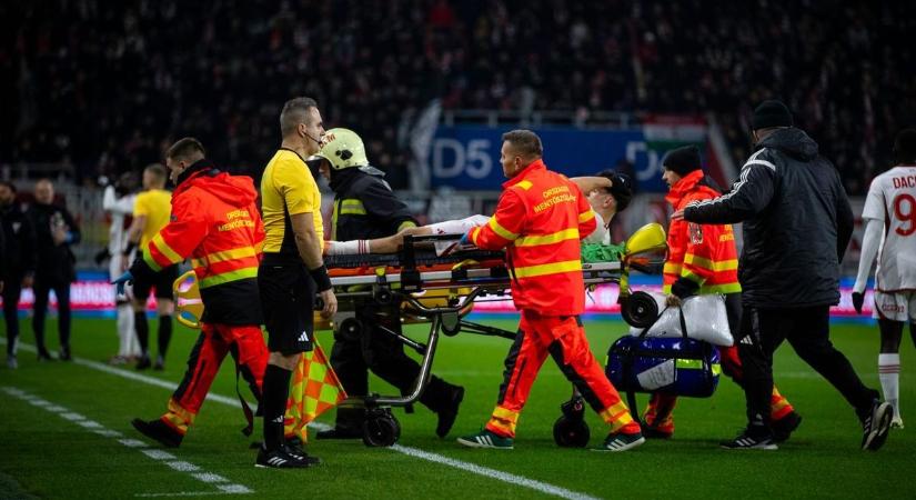 Végre üzent, így van most a rémisztő sérüléssel kórházba került debreceni focista