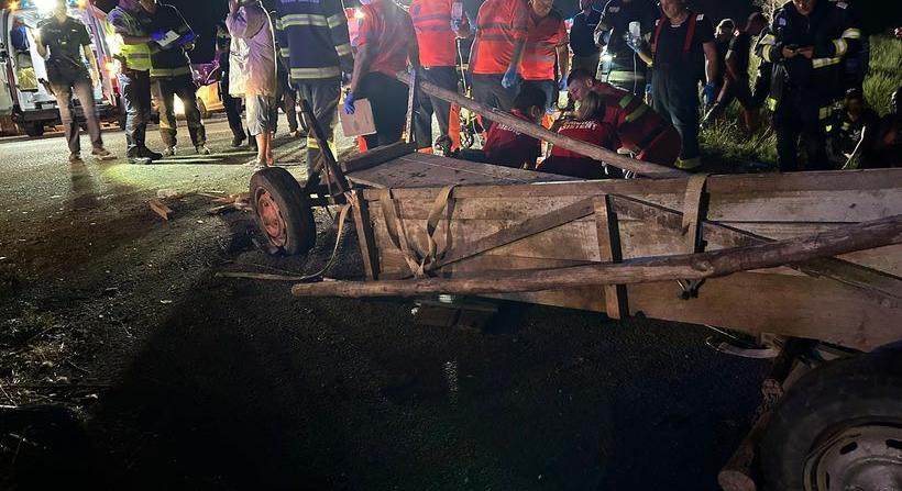 Személyautó és lovasszekér ütközött Kézdiszentlélek közelében – Négyen megsérültek