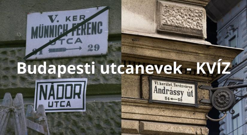 Felismered, melyik budapesti utcanév létezik és melyik kitaláció? – Egy vidám kvíz a legfurcsább utcanevekkel