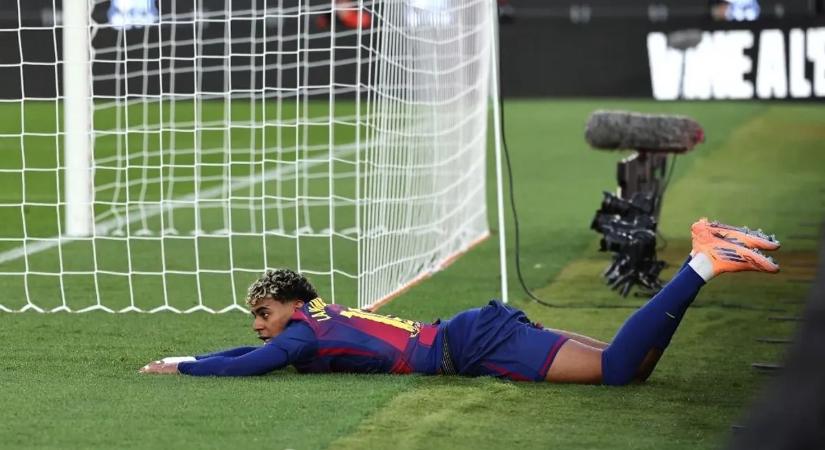 Lamine Yamal sem hitte el, milyen döbbenetes helyzetet hagyott ki – videó