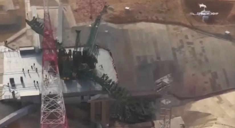 Megsérült Oroszország egyetlen indítóállása, ahonnan űrhajósokat tudnak az űrbe juttatni