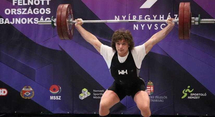 Beállította a junior csúcsot a VEDAC fiatal súlyemelője