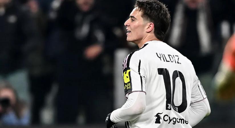 Kenan Yildiz duplája három pontot ért a Juventusnak a Cagliari ellen
