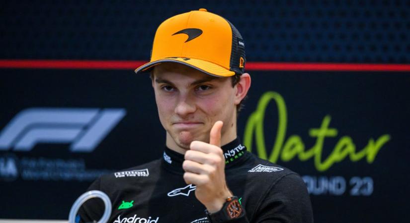 Lando Norris bakizott az utolsó körében, Oscar Piastrié a pole Dohában