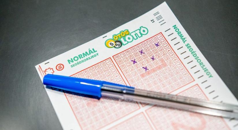 Ötöslottó: itt vannak az e heti nyerőszámok