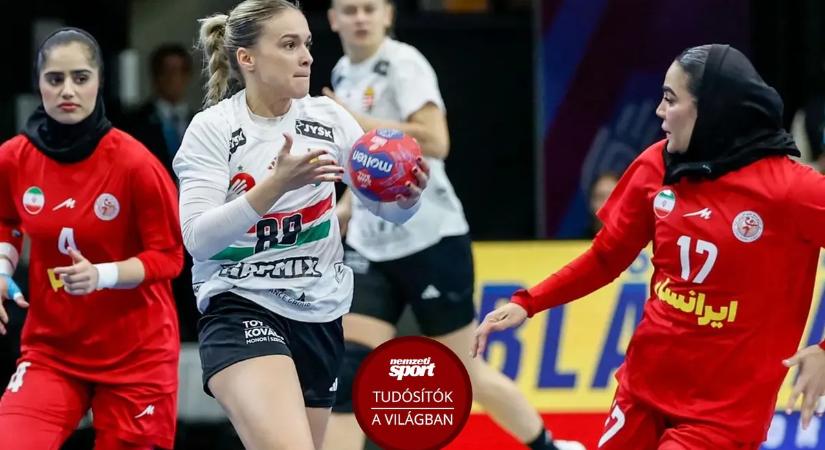 A magyar válogatott meg sem állt 47 gólig Irán ellen a világbajnokságon